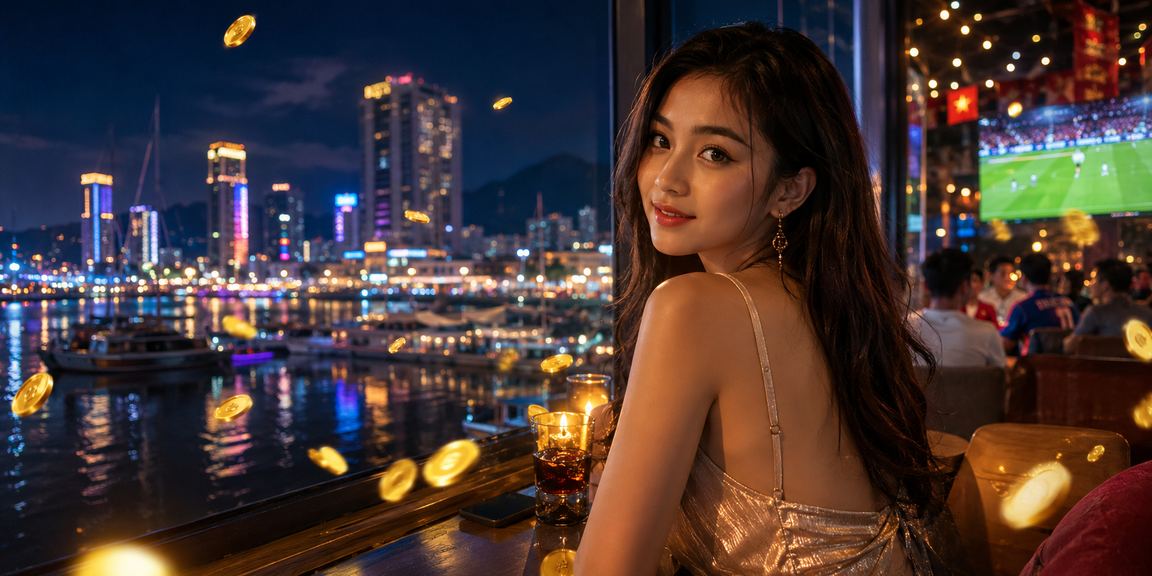Người dùng đăng nhập ứng dụng cá cược fh88 tại Nha Trang bên tách cà phê